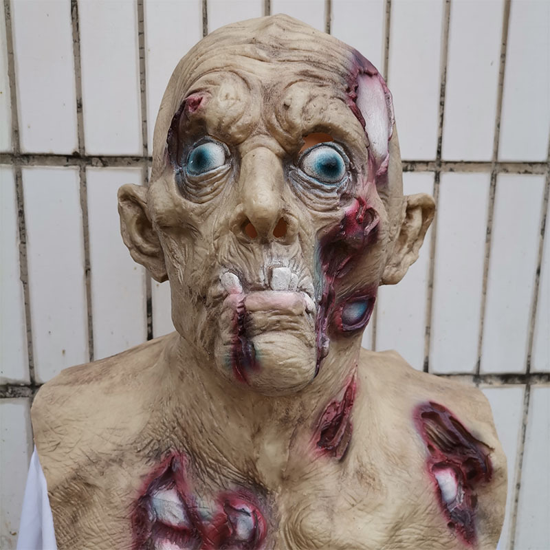 Cosplay Material For Prop - Le Cool Halloween Erwachsenenmaske Film-Cosplay Zombie-Kopfbedeckung