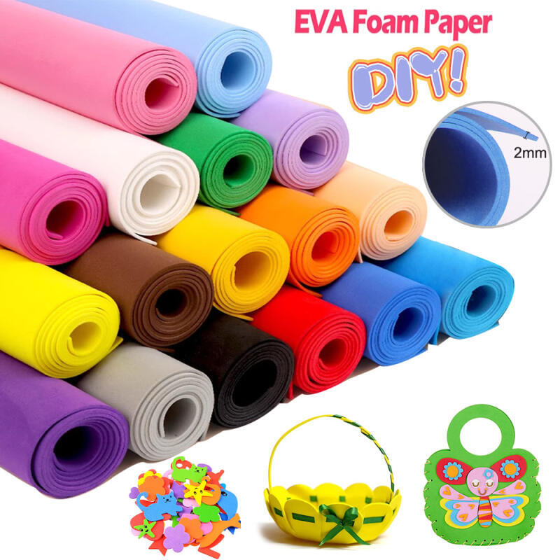Cosplay Props Eva Foam - Bunte EVA-Schaumstoffbögen, 2 mm dick, 50