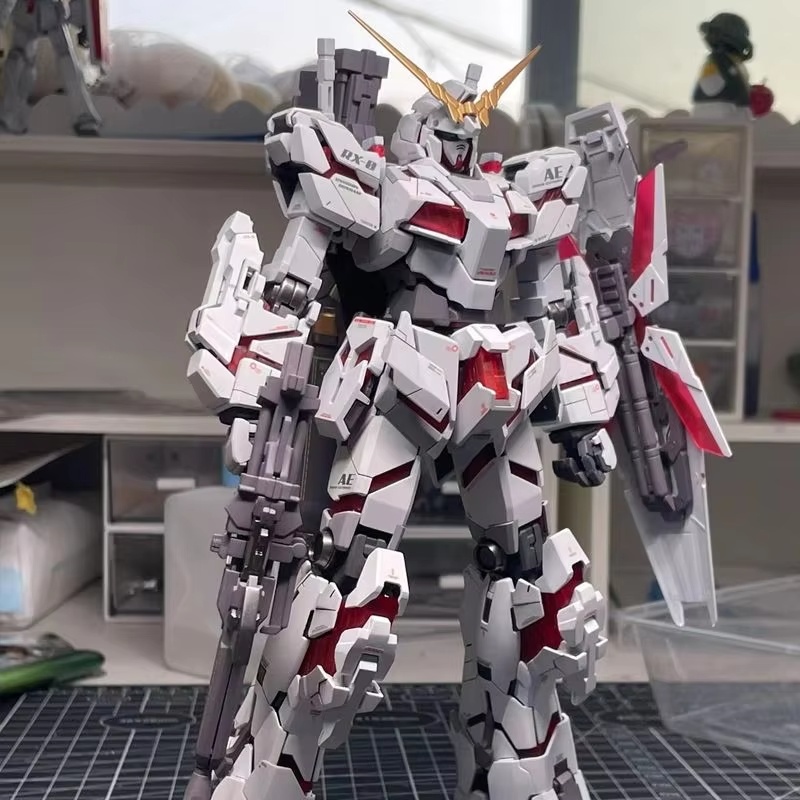 Bandai Gundam Rg - Auf Lager Hg 1/144 Rx-0 Unicorn