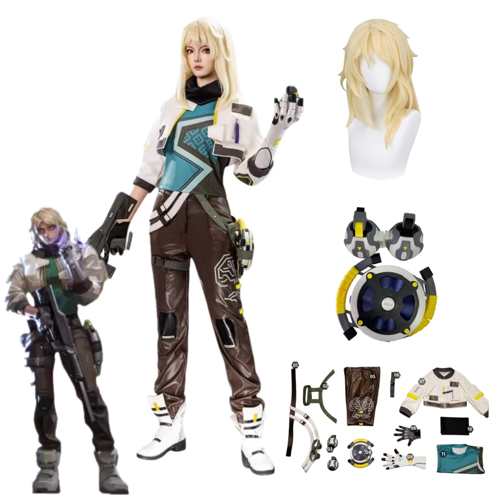 Cosplay Prop - Deadlock Cosplay Kostüm Requisiten VALORANT Deadlock