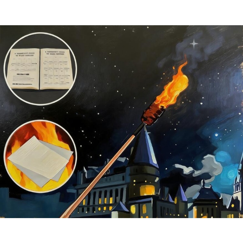Cosplay Flame Prop - Elektronischer Feuer-Zauberstab Wiederaufladbarer Visueller Flammen-Zauberstab Bühnen-Zaubertricks
