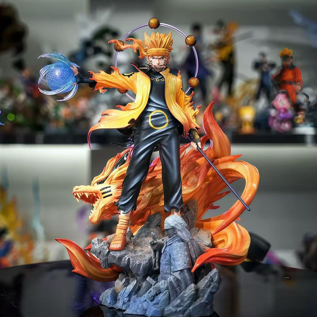 Anime Ninja Figur mit Flammene – Cosplay Flame Prop Bewertung und Preis