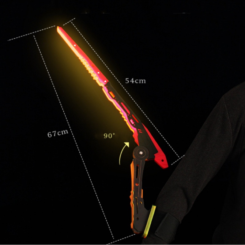 Leuchtende Cyberpunk Katana Ma – Dva Cosplay Prop Bewertung und Preis