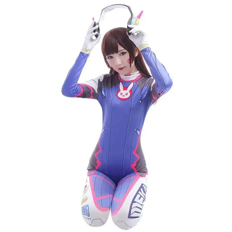 Anime Damen Jumpsuit Strumpfho – Dva Cosplay Prop Bewertung und Preis