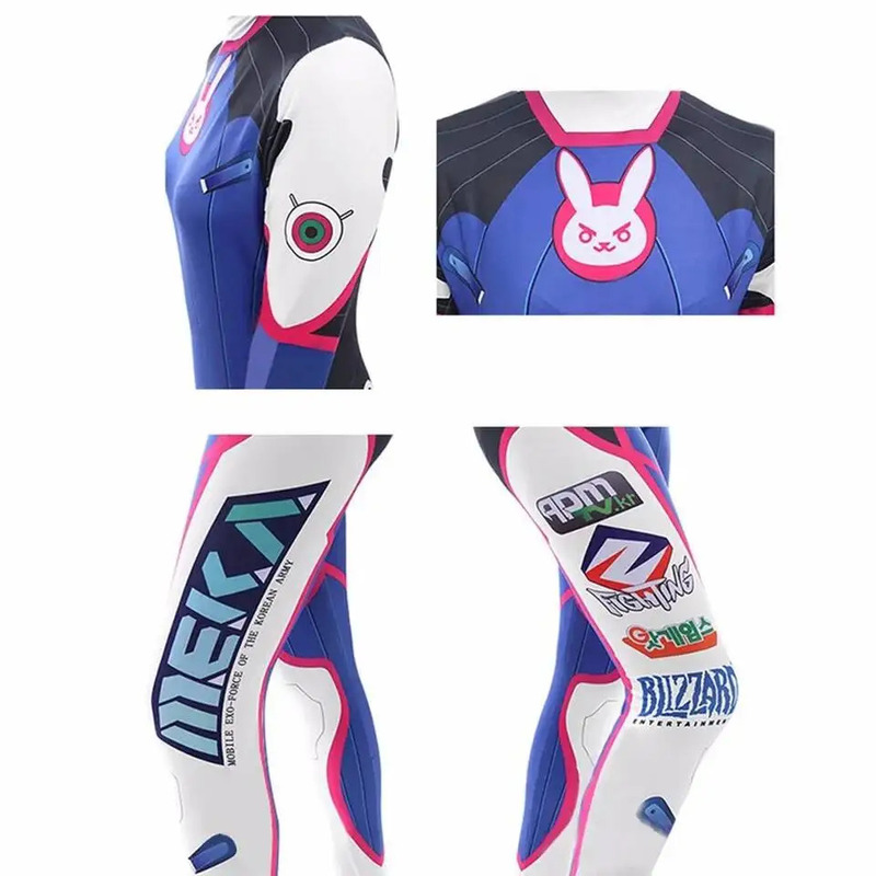 Anime Damen Jumpsuit Strumpfho – Dva Cosplay Prop Bewertung und Preis