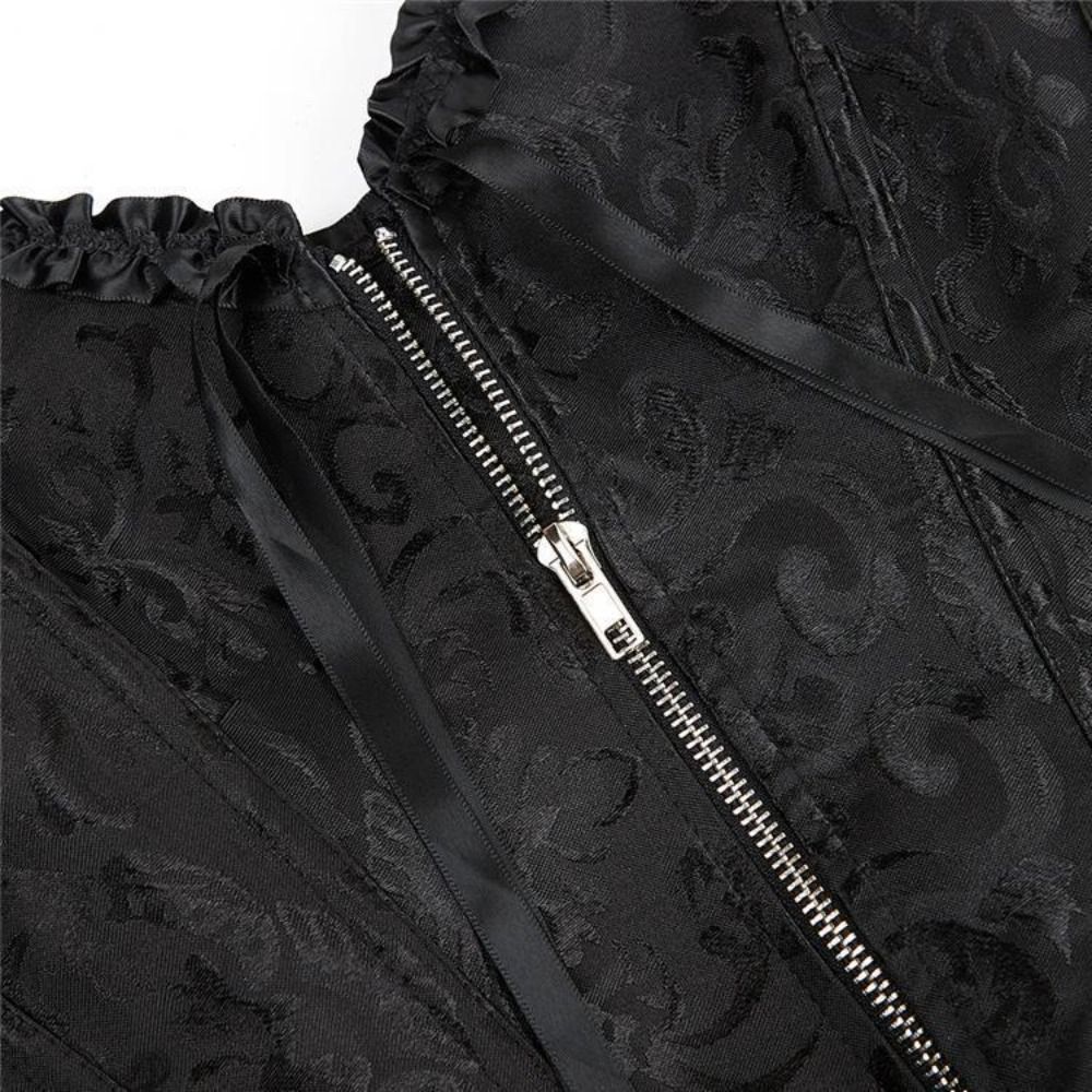 Reißverschluss-Jacquard-Unterb – Boning Corset Steel Bewertung und Preis