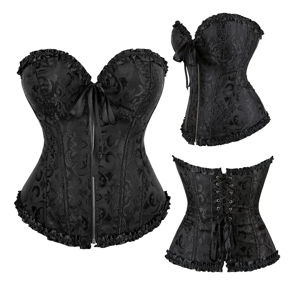 Reißverschluss-Jacquard-Unterb – Boning Corset Steel Bewertung und Preis
