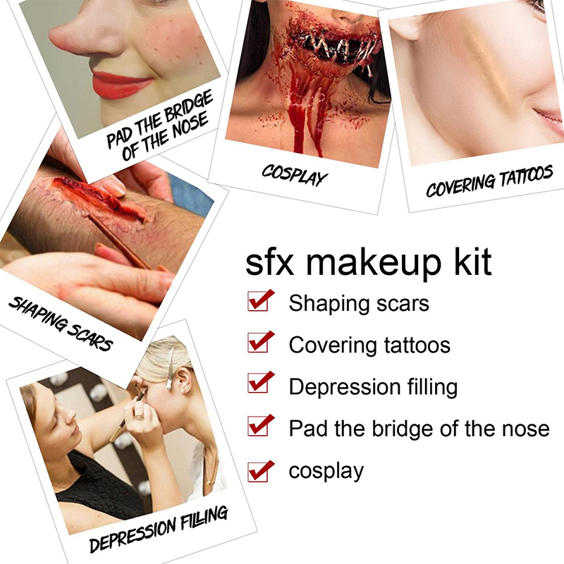Narben Wachs Kit gefälschte Fo – Body Paint Sfx Bewertung und Preis