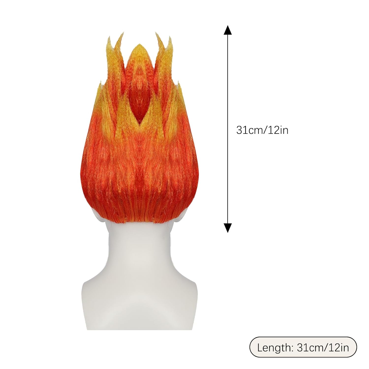 Flammen-Kostüm-Perücke Stilvol – Cosplay Flame Prop Bewertung und Preis