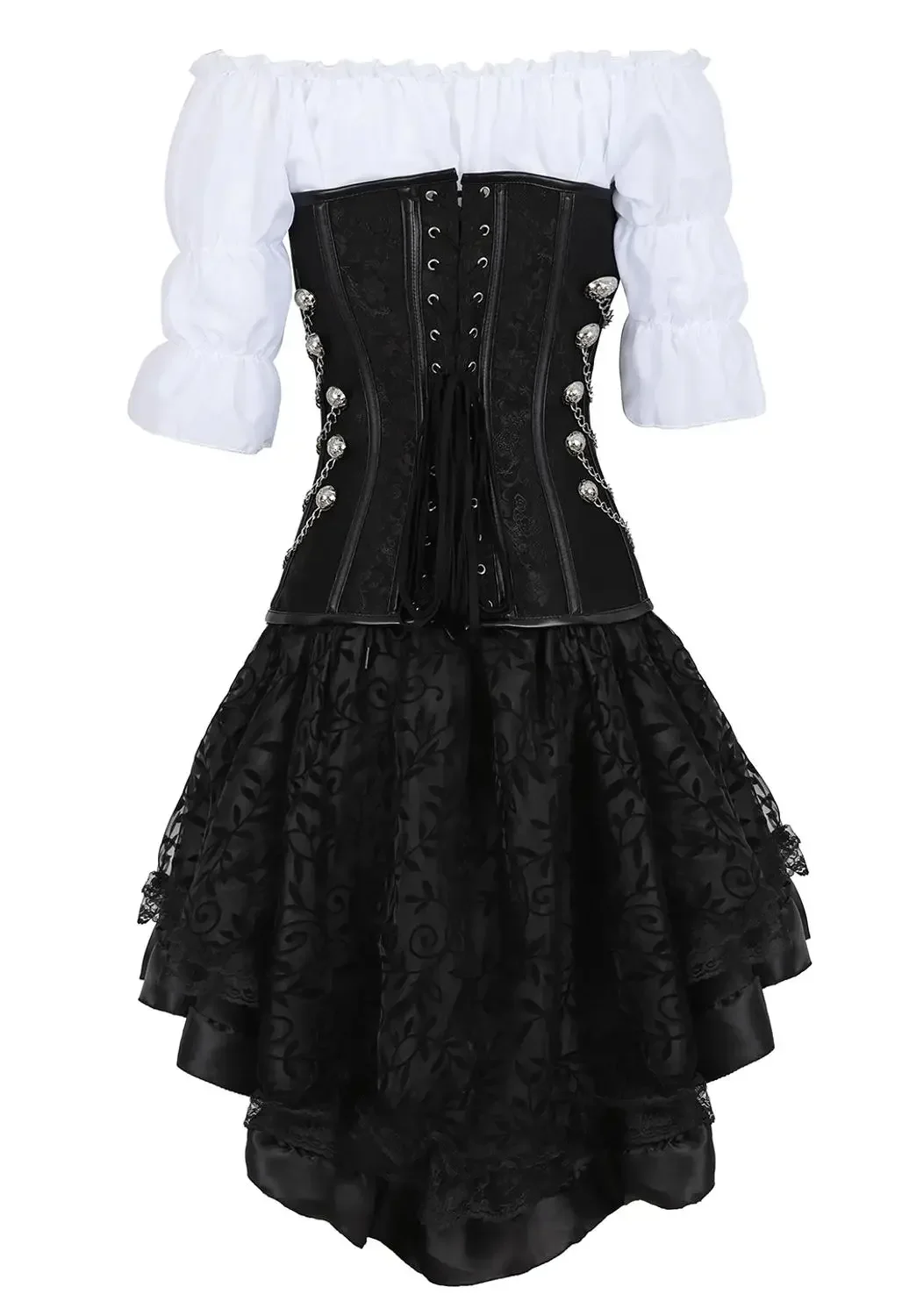 Frauen Piraten Korsett Leder S – Boning Corset Steel Bewertung und Preis