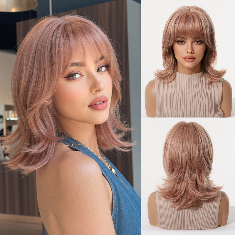 Damenperücke mit Pony, Wolfssc – Wig Fiber Net Bewertung und Preis