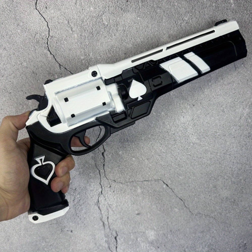 15 Zoll PU Pistole Spades Gun  – Dva Cosplay Prop Bewertung und Preis