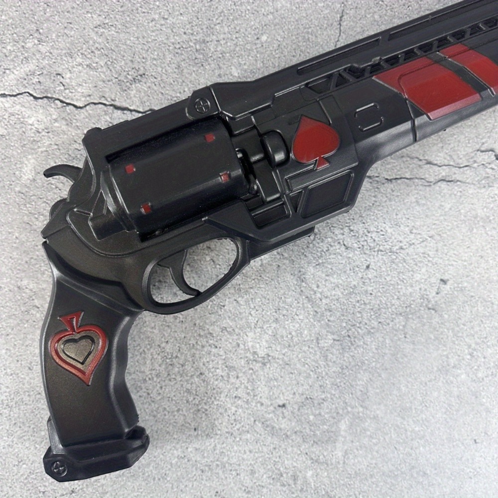 15 Zoll PU Pistole Spades Gun  – Dva Cosplay Prop Bewertung und Preis